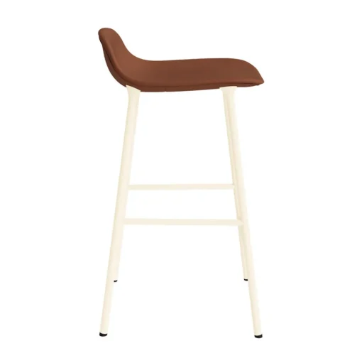 Normann Copenhagen Form Barstol 65 cm Polstret Gruppe 7 Creme/Stål