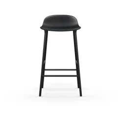 Normann Copenhagen Form Barstol H65 cm Sort/Sort Stål