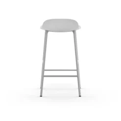Normann Copenhagen Form Barstol H65 cm Hvid/Hvid Stål