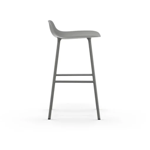 Normann Copenhagen Form Barstol H65 cm Grå/Grå Stål