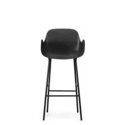Normann Copenhagen Form Barstol H75 cm Grå/Grå Stål
