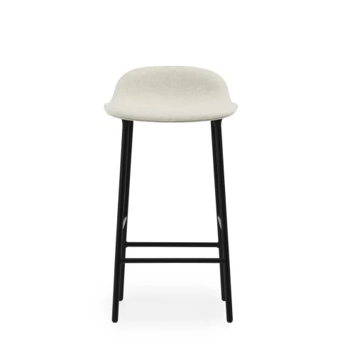 Normann Copenhagen Form Barstol 65 cm Sort Stål/Main Line Flax MLF20