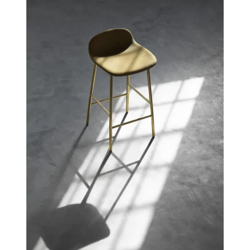 Normann Copenhagen Form Barstol 65 cm Sort Stål/Main Line Flax MLF20