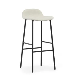 Normann Copenhagen Form Barstol 65 cm Polstret Gruppe 7 Brun/Stål