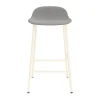 Normann Copenhagen Form Barstol 65 cm Polstret Gruppe 2 Creme/Stål