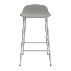 Normann Copenhagen Form Barstol 65 cm Polstret Gruppe 2 Varm Grå/Stål