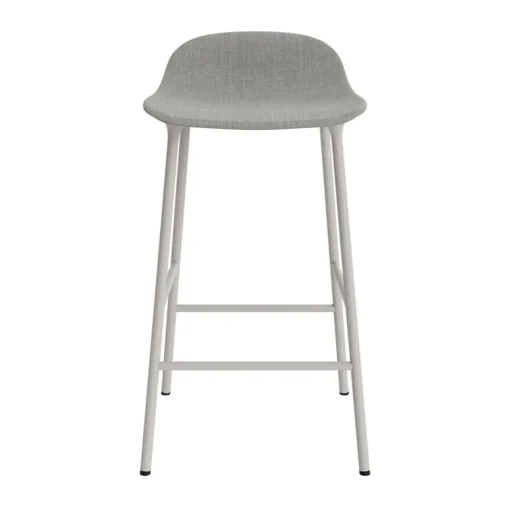 Normann Copenhagen Form Barstol 65 cm Polstret Gruppe 2 Varm Grå/Stål