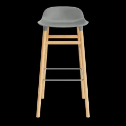 Normann Copenhagen Form Barstol H75 cm Grå/Egetrá