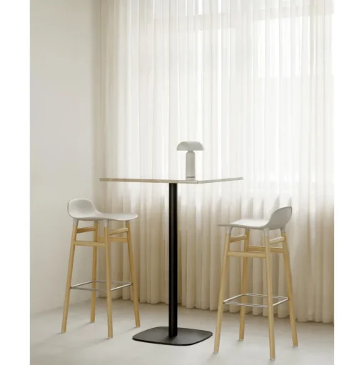 Normann Copenhagen Form Barstol H75 cm Grå/Egetrá