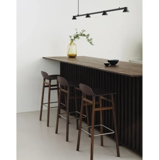 Normann Copenhagen Form Barstol H75 cm Grå/Egetrá