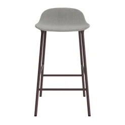 Normann Copenhagen Form Barstol 65 cm Polstret Gruppe 2 Brun/Stål