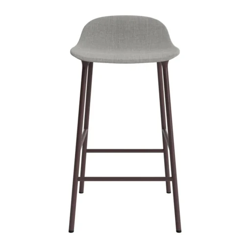 Normann Copenhagen Form Barstol 65 cm Polstret Gruppe 2 Brun/Stål