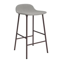 Normann Copenhagen Form Barstol 65 cm Polstret Gruppe 2 Brun/Stål