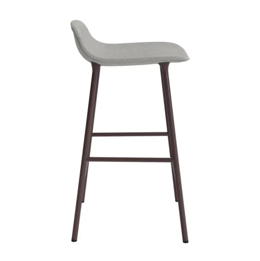 Normann Copenhagen Form Barstol 65 cm Polstret Gruppe 2 Brun/Stål