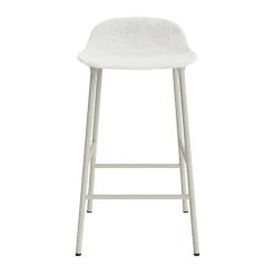 Normann Copenhagen Form Barstol 65 cm Polstret Gruppe 5 Lysegrå/Stål