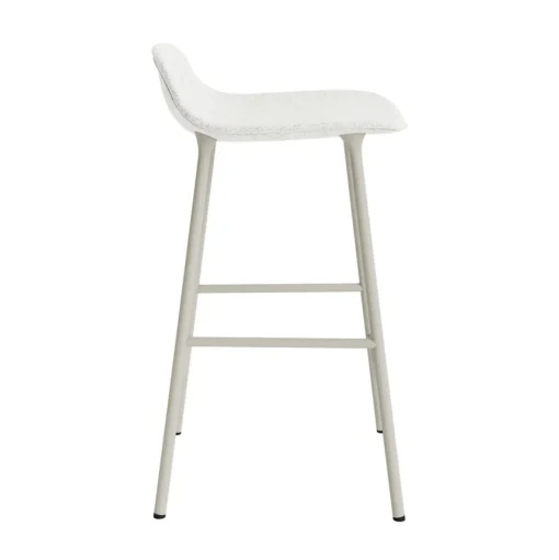 Normann Copenhagen Form Barstol 65 cm Polstret Gruppe 5 Lysegrå/Stål