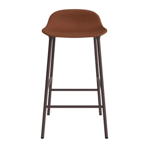 Normann Copenhagen Form Barstol 65 cm Polstret Gruppe 7 Brun/Stål