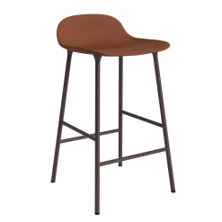 Normann Copenhagen Form Barstol 65 cm Polstret Gruppe 7 Brun/Stål