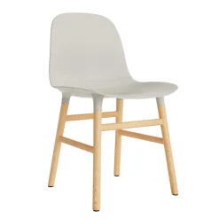 Normann Copenhagen Form Spisebordsstol Lysegrå/Eg