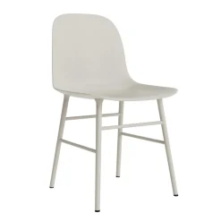 Normann Copenhagen Form Spisebordsstol Lysegrå/Stål