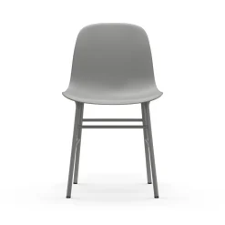 Normann Copenhagen Form Spisebordsstol Grå/Grå Stål
