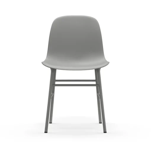 Normann Copenhagen Form Spisebordsstol Grå/Grå Stål