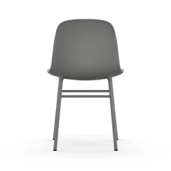 Normann Copenhagen Form Spisebordsstol Grå/Grå Stål