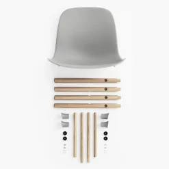 Normann Copenhagen Form Spisebordsstol Eg/Main Line Flax MLF20
