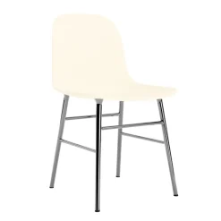 Normann Copenhagen Form Spisebordsstol Crème/Krom