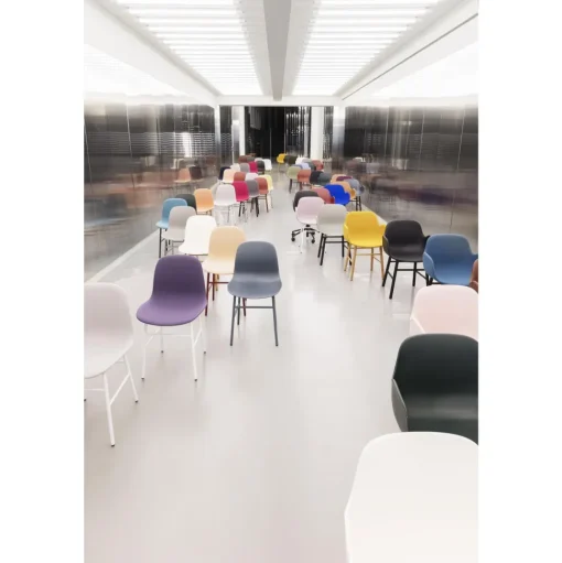 Normann Copenhagen Form Spisebordsstol Crème/Krom