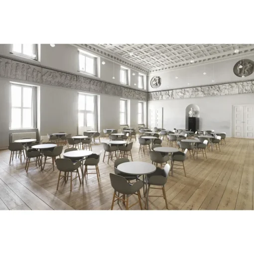 Normann Copenhagen Form Spisebordsstol Crème/Krom