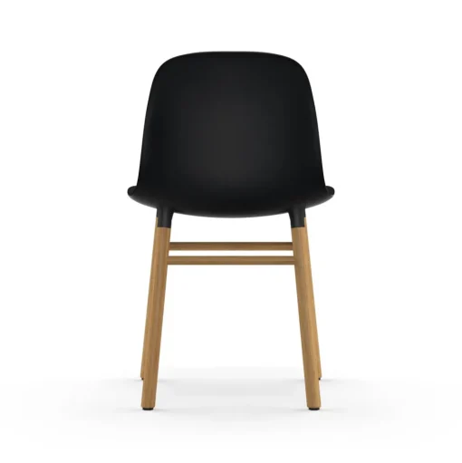 Normann Copenhagen Form Spisebordsstol Sort/Egetrá