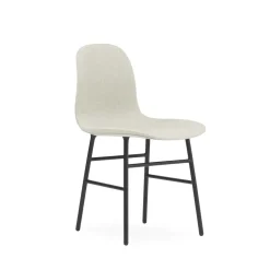 Normann Copenhagen Form Spisebordsstol Sort Stål/Main Line Flax MLF20