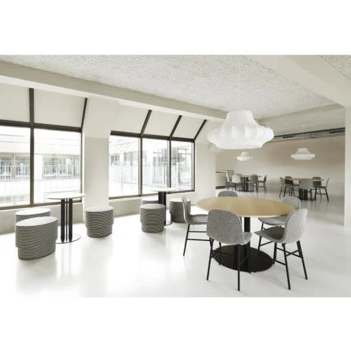 Normann Copenhagen Form Spisebordsstol Sort Stål/Main Line Flax MLF20