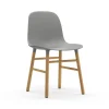 Normann Copenhagen Form Spisebordsstol Grå/Egetrá