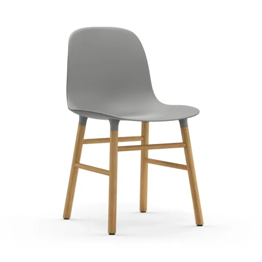 Normann Copenhagen Form Spisebordsstol Grå/Egetrá
