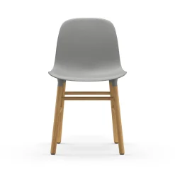 Normann Copenhagen Form Spisebordsstol Grå/Egetrá