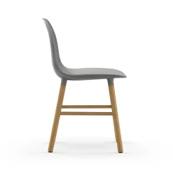 Normann Copenhagen Form Spisebordsstol Grå/Egetrá