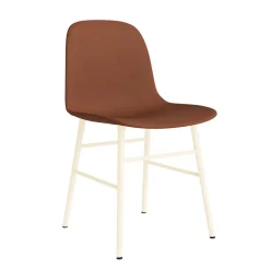 Normann Copenhagen Form Spisebordsstol Polstret Gruppe 7 Creme/Stål