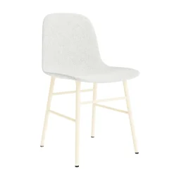 Normann Copenhagen Form Spisebordsstol Polstret Gruppe 5 Creme/Stål