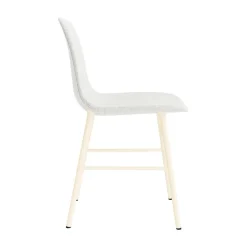 Normann Copenhagen Form Spisebordsstol Polstret Gruppe 5 Creme/Stål