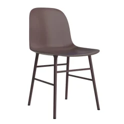 Normann Copenhagen Form Spisebordsstol Brun/Stål