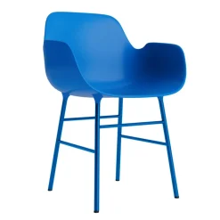 Normann Copenhagen Form Spisebordsstol Polstret Gruppe 2 Creme/Stål