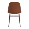 Normann Copenhagen Form Spisebordsstol Polstret Gruppe 7 Brun/Stål