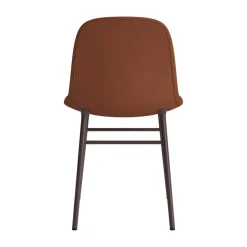Normann Copenhagen Form Spisebordsstol Polstret Gruppe 7 Brun/Stål