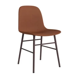 Normann Copenhagen Form Spisebordsstol Polstret Gruppe 7 Brun/Stål