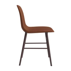 Normann Copenhagen Form Spisebordsstol Polstret Gruppe 7 Brun/Stål