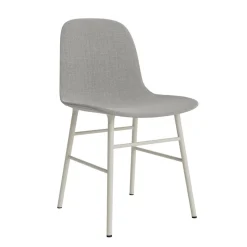 Normann Copenhagen Form Spisebordsstol Polstret Gruppe 2 Lysegrå/Stål