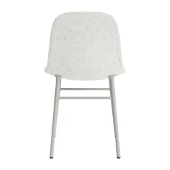 Normann Copenhagen Form Spisebordsstol Polstret Gruppe 5 Varm Grå/Stål