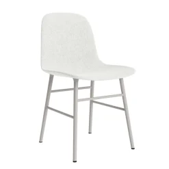 Normann Copenhagen Form Spisebordsstol Polstret Gruppe 5 Varm Grå/Stål
